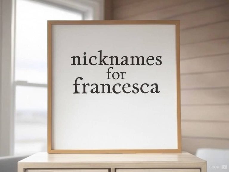 Nicknames for Francesca