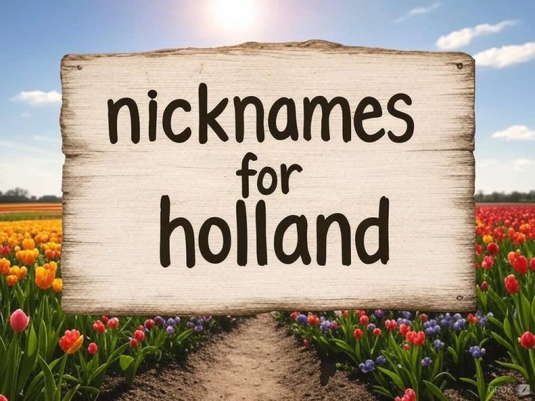 holland nicknames