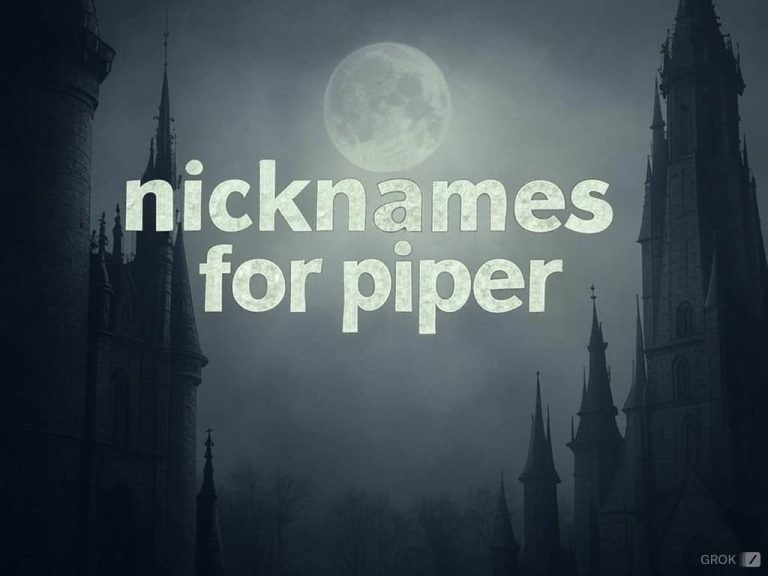 55 Nicknames for Piper